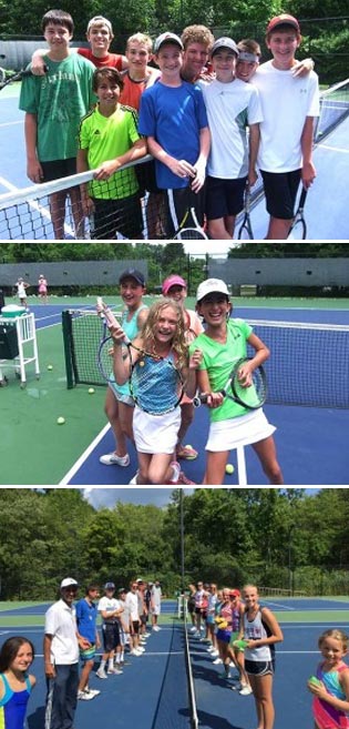 youth tennis at lakeside field club